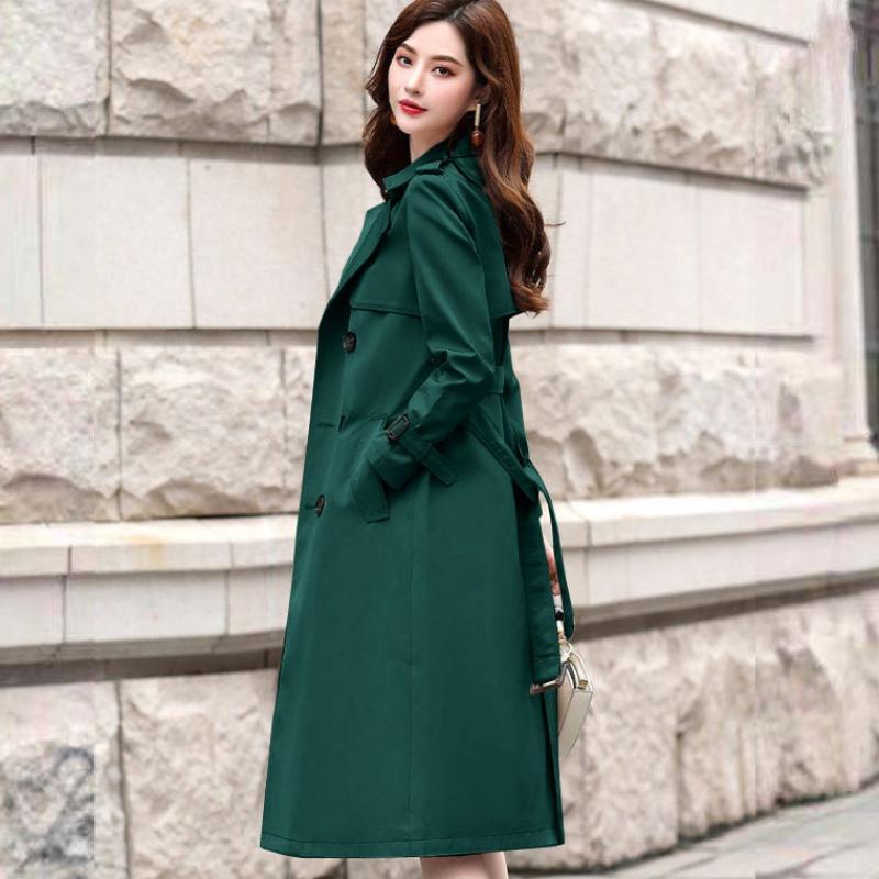 Women's Trench Coats 2021 Autumn Winter Women Turn-down Collar Double Breasted Office Lady Solid Long With Belt, Tan;black
Women's Trench Coats 2021 Autumn Winter Women Turn-down Collar Double Breasted Office Lady Solid Long With Belt, Tan;black