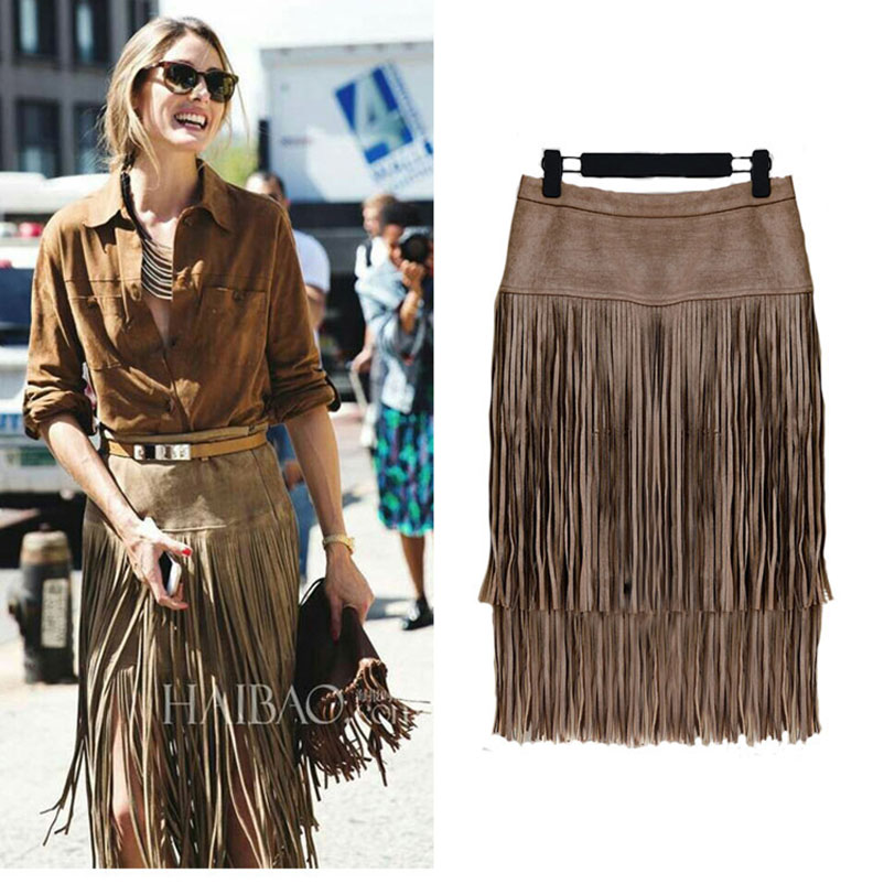 Fashion Vintage Skirts Heavy Hierarchical High Waist Straight Leather Skirt Fringed Suede Tassel Saias Skirts Womens xxl 4xl 6, Black women skirts
Fashion Vintage Skirts Heavy Hierarchical High Waist Straight Leather Skirt Fringed Suede Tassel Saias Skirts Womens xxl 4xl 6, Black women skirts