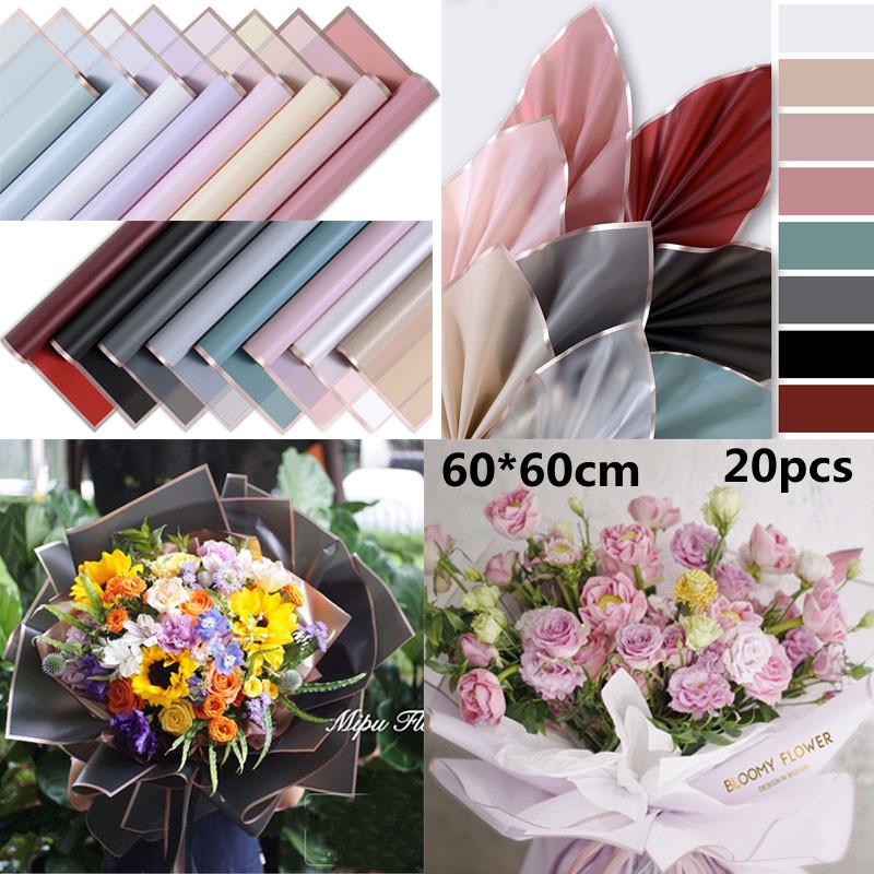 Other Arts And Crafts 60cmx60cm 20pcs Fresh Flower Packaging Paper Sheets Wrapper Two-tone Florist Bouquet Waterproof Floral DIY Wrapping Pa 
Other Arts And Crafts 60cmx60cm 20pcs Fresh Flower Packaging Paper Sheets Wrapper Two-tone Florist Bouquet Waterproof Floral DIY Wrapping Pa