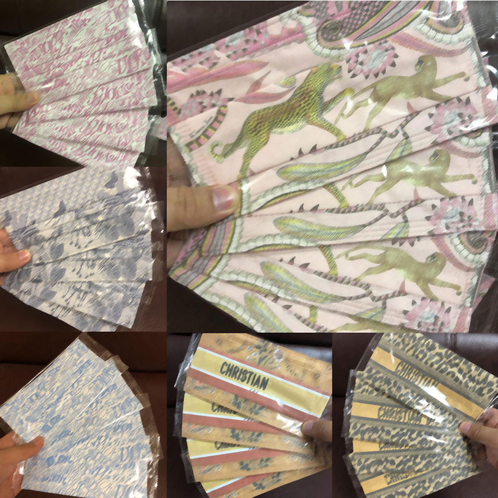 Individual Package 20Style Disposable Mask Brand Designer Letter Print Adult Men Women 95% Filtration Efficiency Dustproof Prevention of Influenza Face Masks
Individual Package 20Style Disposable Mask Brand Designer Letter Print Adult Men Women 95% Filtration Efficiency Dustproof Prevention of Influenza Face Masks