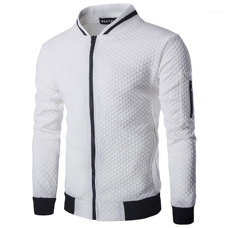 Men' Jackets 2021 Trend White Fashion Men Jacket Veste Homme Bomber Fit Argyle Zipper Varsity Casual For Fall1, Navy blue
Men' Jackets 2021 Trend White Fashion Men Jacket Veste Homme Bomber Fit Argyle Zipper Varsity Casual For Fall1, Navy blue