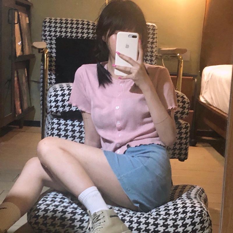 Summer Fashion Shirt Sweet Solid T Women Tops Base O-neck Girls Tshirt Clothing Women's T-Shirt, Blue
Summer Fashion Shirt Sweet Solid T Women Tops Base O-neck Girls Tshirt Clothing Women's T-Shirt, Blue