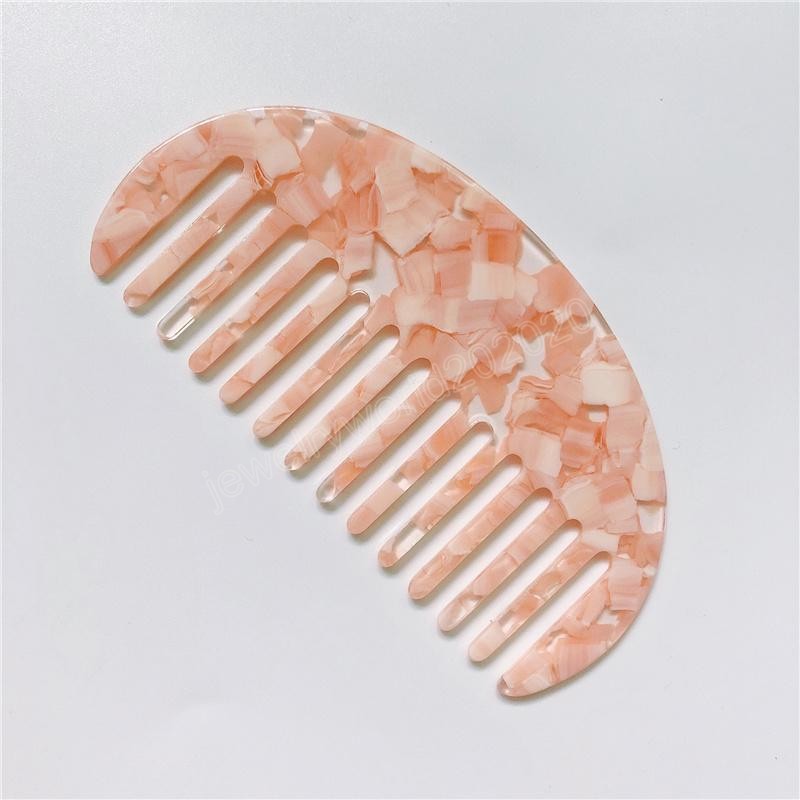 Korean Tortoise Shell Acetate Hair Combs Hairdressing Comb Brush For Women Girls Hair Styling Tool