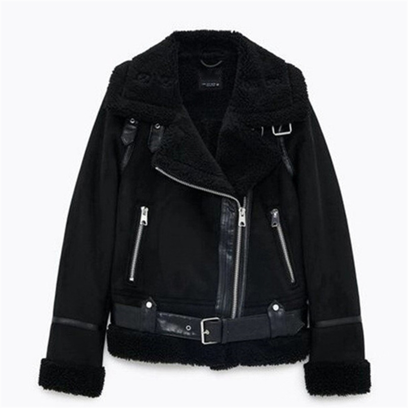 Faux Fur Leather Jacket Women Wool Coat Winter Thick Motorcycle Jackets Vintage Suede Lambswool Coats Loose Outwear Women Jacket 211018, Brown jacket
Faux Fur Leather Jacket Women Wool Coat Winter Thick Motorcycle Jackets Vintage Suede Lambswool Coats Loose Outwear Women Jacket 211018, Brown jacket