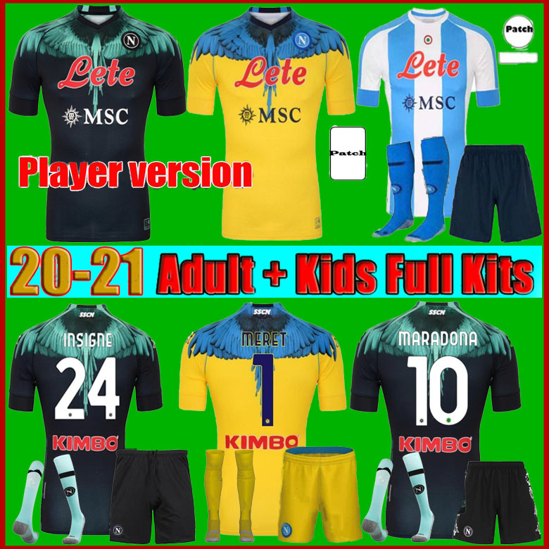men + kids kit 20 21 napoli maradona soccer jersey home 2122 Naples ZIELINSKI INSIGNE MERTENS HAMSIK CALLEJON ROG football shirt Fans Player version uniforms, Beige
men + kids kit 20 21 napoli maradona soccer jersey home 2122 Naples ZIELINSKI INSIGNE MERTENS HAMSIK CALLEJON ROG football shirt Fans Player version uniforms, Beige