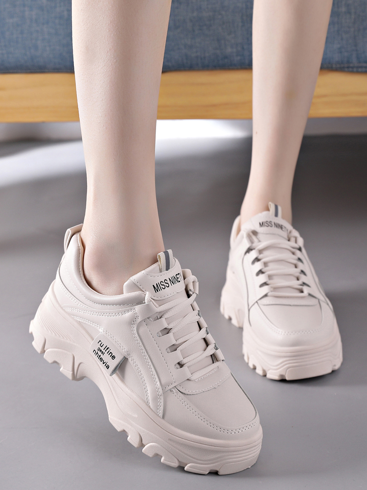 Original Fashion ladies old daddy shoes women casual breathable thick bottom heightening sports running female outdoor jogging walking, A2