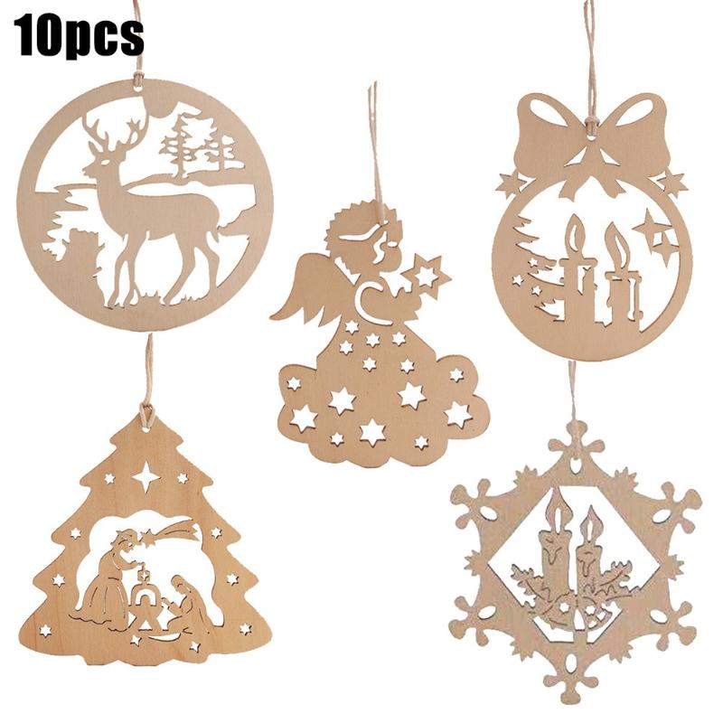 Christmas Decorations 10pcs Plain Wooden Shapes Craft Ornaments Tree Hanging Wood Tags Xmas Navidad 2022 Year
Christmas Decorations 10pcs Plain Wooden Shapes Craft Ornaments Tree Hanging Wood Tags Xmas Navidad 2022 Year