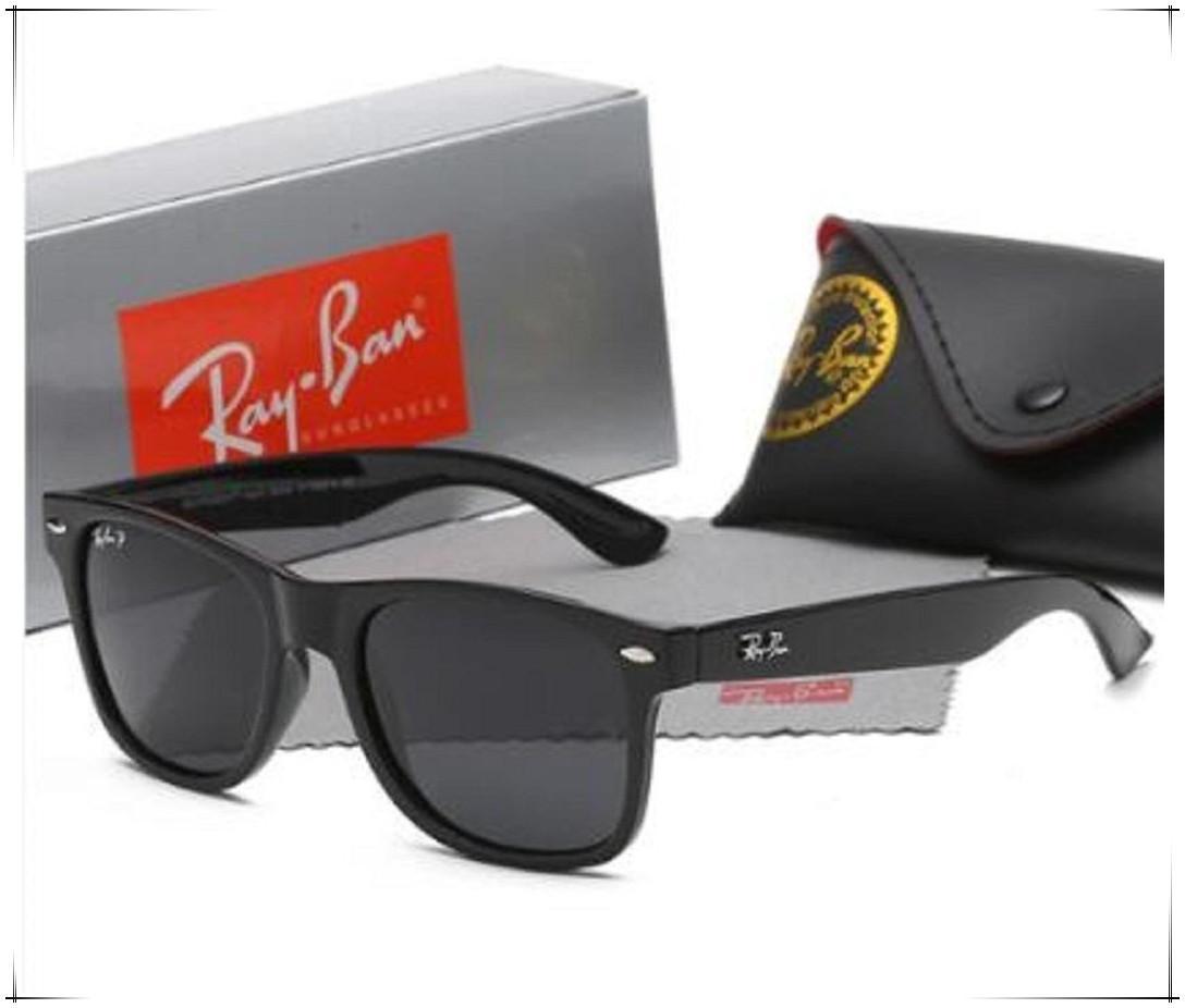 High Quality Polarized Lens Ray Sunglasses Vintage Pilot UV400 Wayfarer Protection Men Women Bans Ben sun glasses with case box 2140, White;black
High Quality Polarized Lens Ray Sunglasses Vintage Pilot UV400 Wayfarer Protection Men Women Bans Ben sun glasses with case box 2140, White;black