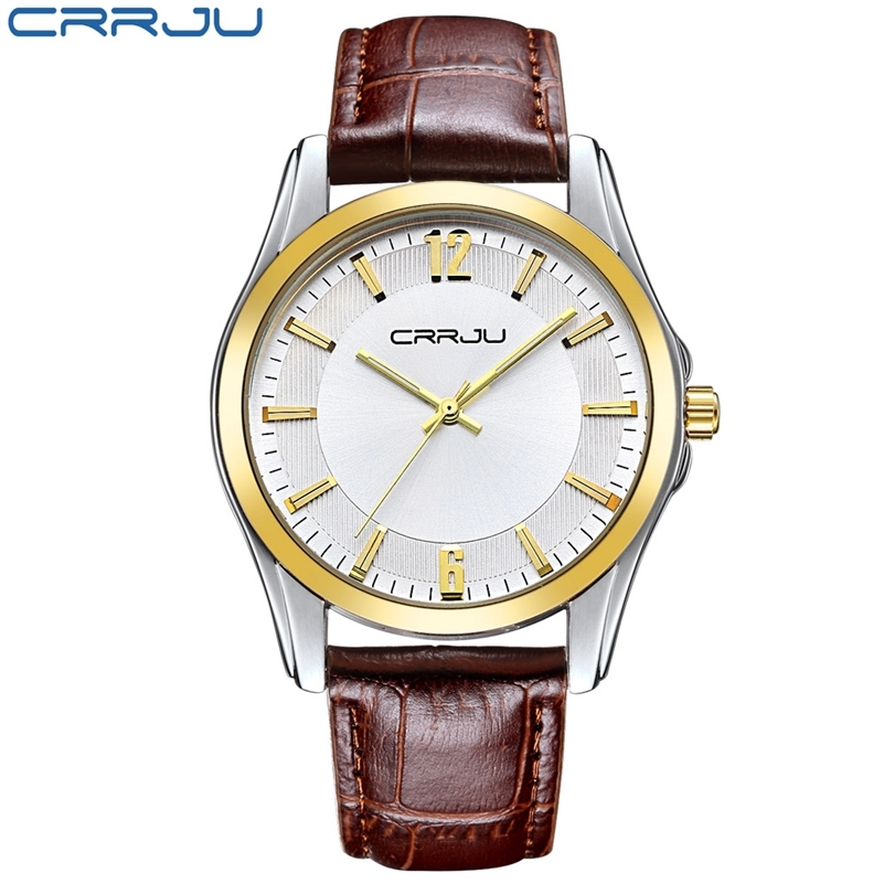 CRRJU Casual Men Watch Simple Big Face leather strap Watches for Man Fashion Dress Business Quartz Wristwatches Gift Clock 210517, Black silver
CRRJU Casual Men Watch Simple Big Face leather strap Watches for Man Fashion Dress Business Quartz Wristwatches Gift Clock 210517, Black silver