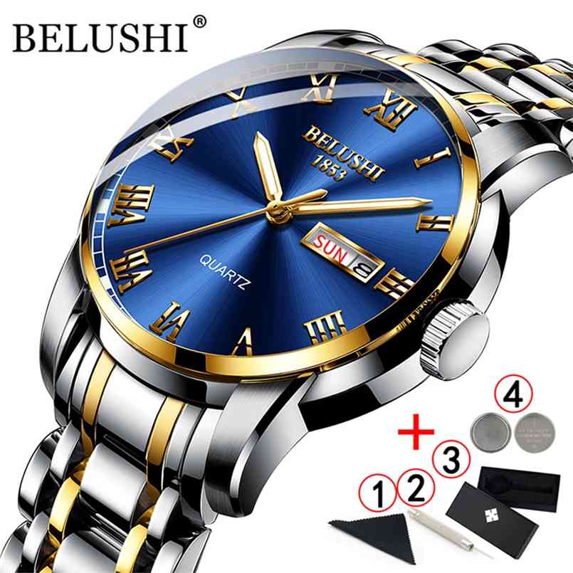 Men Watches Luxury Brand Belushi Classic Gold Male Wristwatches Waterproof Sport Diver Wrist Watch Relogio Masculino 210707, Slv gold blue tool
Men Watches Luxury Brand Belushi Classic Gold Male Wristwatches Waterproof Sport Diver Wrist Watch Relogio Masculino 210707, Slv gold blue tool
