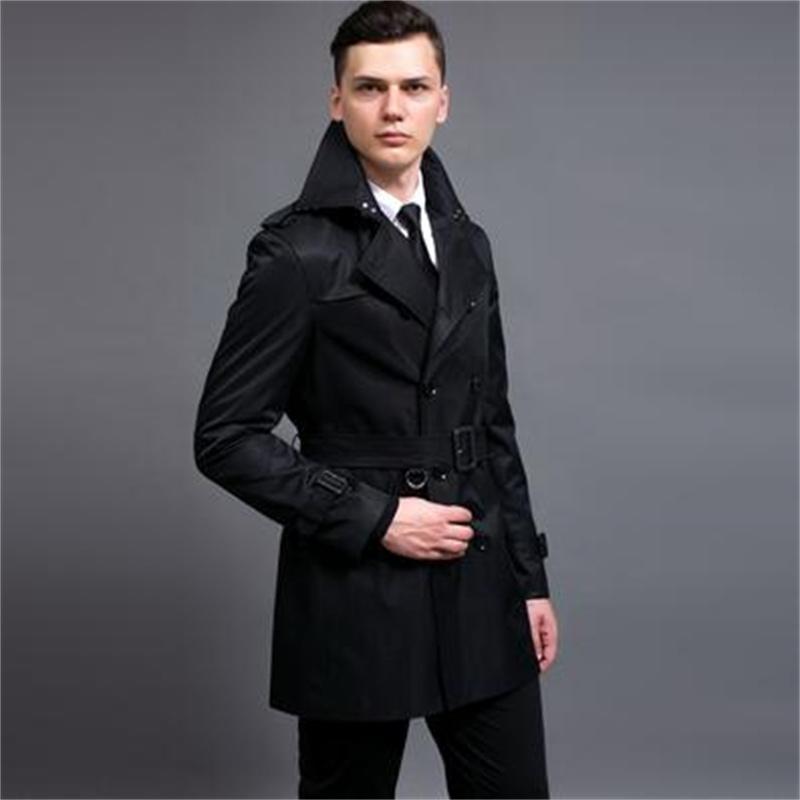 Lapel Double-breasted Trench Coats Man Spring Autumn Black Long Coat Men Clothes Slim Fit Overcoat Sleeve 2021 Designer Men
Lapel Double-breasted Trench Coats Man Spring Autumn Black Long Coat Men Clothes Slim Fit Overcoat Sleeve 2021 Designer Men