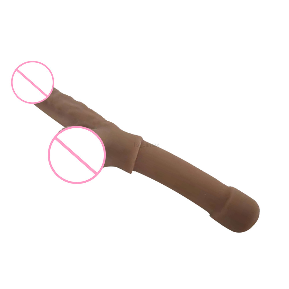 2022 to climax Super Soft Realistic Dildo Feels Like Skin Medicl-Grade TPE 17cm Penis Plug for Female or Sex Doll with Testis Y0408