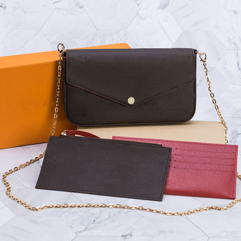 Top Quality 3pcs set Women Shoulder Messenger Chain Strap Cross Body bags Ladies Flap Purse Clutch Bags Totes With Box Dust bag prettyplus wallet, With box color 6
Top Quality 3pcs set Women Shoulder Messenger Chain Strap Cross Body bags Ladies Flap Purse Clutch Bags Totes With Box Dust bag prettyplus wallet, With box color 6