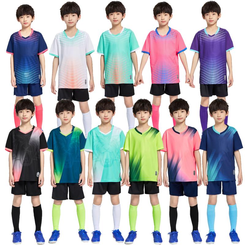 Gym Clothing Children Soccer Sports Uniforms Kids Play Ball Sportswear Kits Children's Football Shirt Suits Boys Jerseys Tracksuit, K8836 lake green
Gym Clothing Children Soccer Sports Uniforms Kids Play Ball Sportswear Kits Children's Football Shirt Suits Boys Jerseys Tracksuit, K8836 lake green