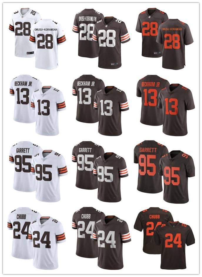 Cleveland Browns 13 Odell Beckham Jr 28 Jeremiah Owusu-Koramoah 24 Nick Chubb 6 Baker Mayfield 95 Myles Garrett Football Jerseys, Black;red
Cleveland Browns 13 Odell Beckham Jr 28 Jeremiah Owusu-Koramoah 24 Nick Chubb 6 Baker Mayfield 95 Myles Garrett Football Jerseys, Black;red
