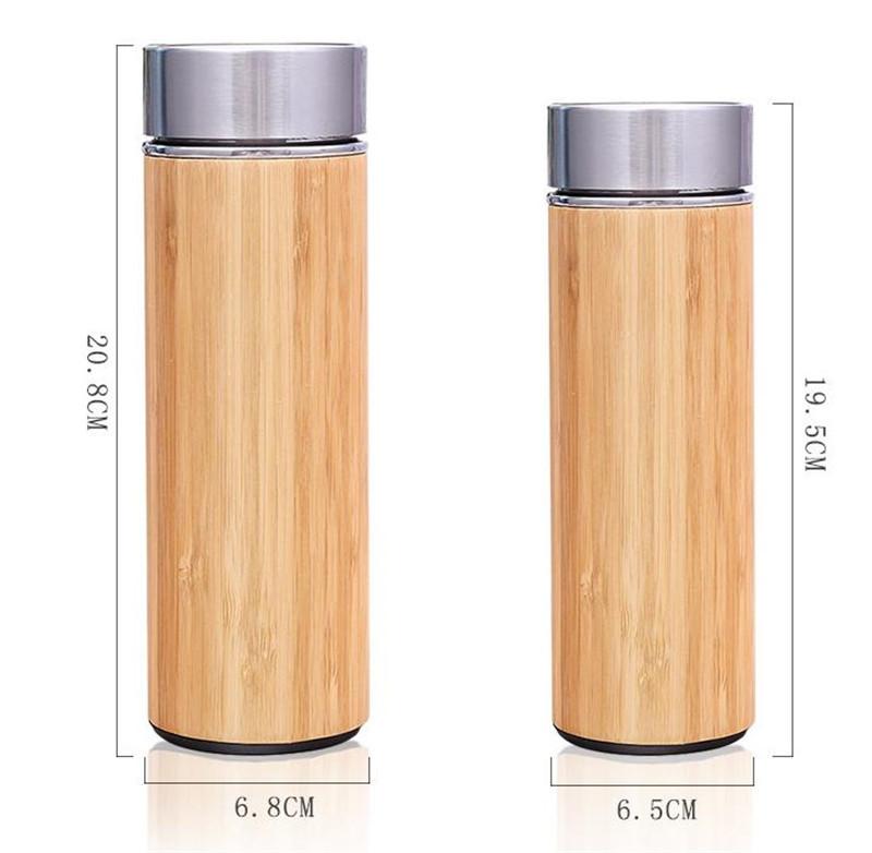 Bamboo Stainless Steel Water Bottle Insulated Coffee Travel Vacuum Cup With Tea Infuser Strainer Wooden Bottle DLH187
Bamboo Stainless Steel Water Bottle Insulated Coffee Travel Vacuum Cup With Tea Infuser Strainer Wooden Bottle DLH187