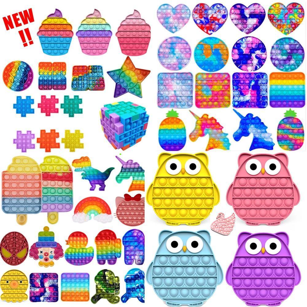 Fidget Toys Push It Bubble Antistress Toys Anti-stress Soft Sensory Gifts Reusable Squeeze Toys Gifts Stress Reliever Board Games, As picture
Fidget Toys Push It Bubble Antistress Toys Anti-stress Soft Sensory Gifts Reusable Squeeze Toys Gifts Stress Reliever Board Games, As picture