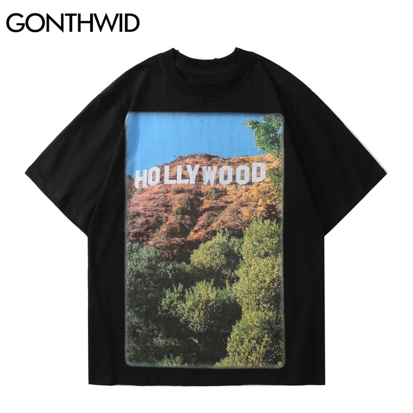 Oversized T-Shirts Harajuku Landscape Short Sleeve Tshirts Streetwear Men Hip Hop Summer Casual Cotton Loose Tees Tops 210602, Black
Oversized T-Shirts Harajuku Landscape Short Sleeve Tshirts Streetwear Men Hip Hop Summer Casual Cotton Loose Tees Tops 210602, Black