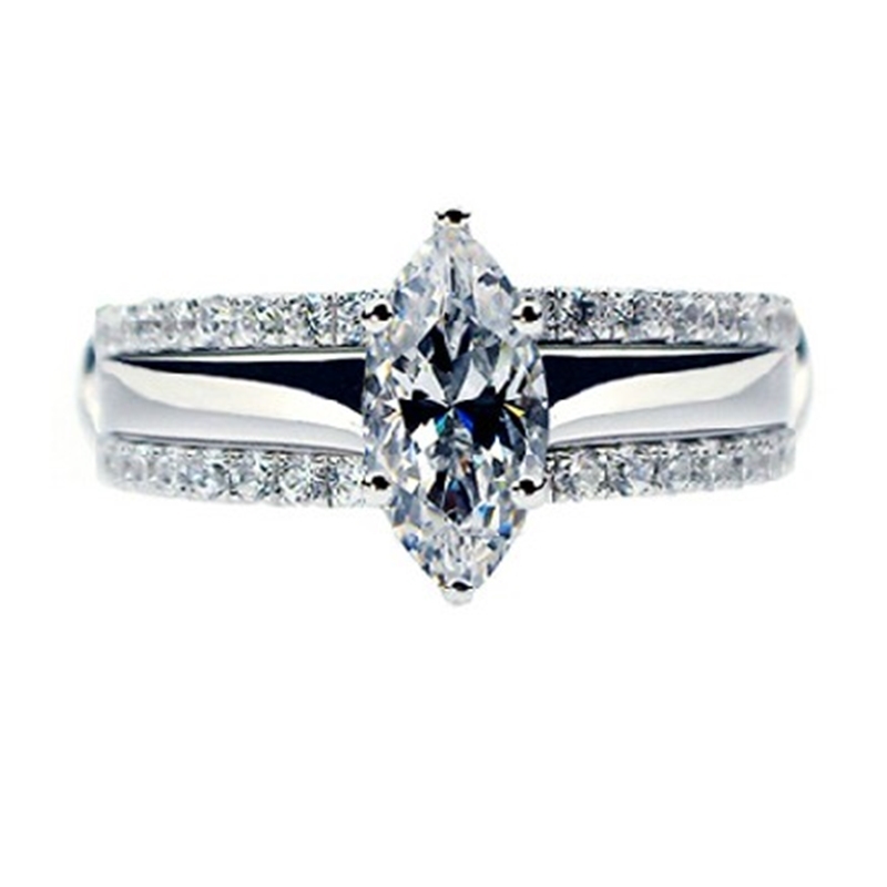 1Ct Set s Marquise Cut Diamond Solid Platinum 950 Ring White Gold Engagement Jewelry
1Ct Set s Marquise Cut Diamond Solid Platinum 950 Ring White Gold Engagement Jewelry