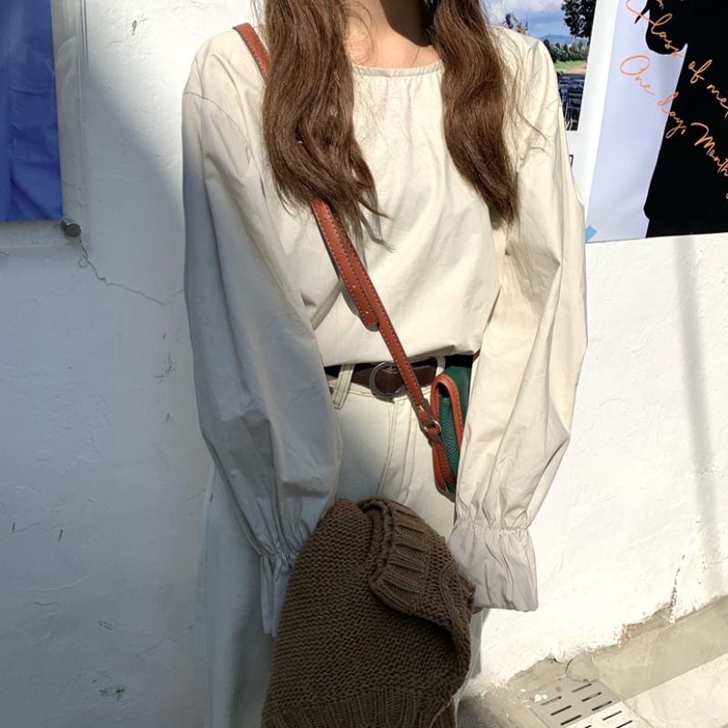 Neploe Fall Women Clothes Knitwear Sweater Vest Solid Shirt Loose Casual Knitted Pullovers Korean Fashion Female Tops 4F881 210422