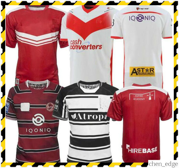 21 22 men RUGBY Jerseys shirts HULL FC Rovers St Helens WIGAN WARRIOR shirt, Black;gray 
21 22 men RUGBY Jerseys shirts HULL FC Rovers St Helens WIGAN WARRIOR shirt, Black;gray