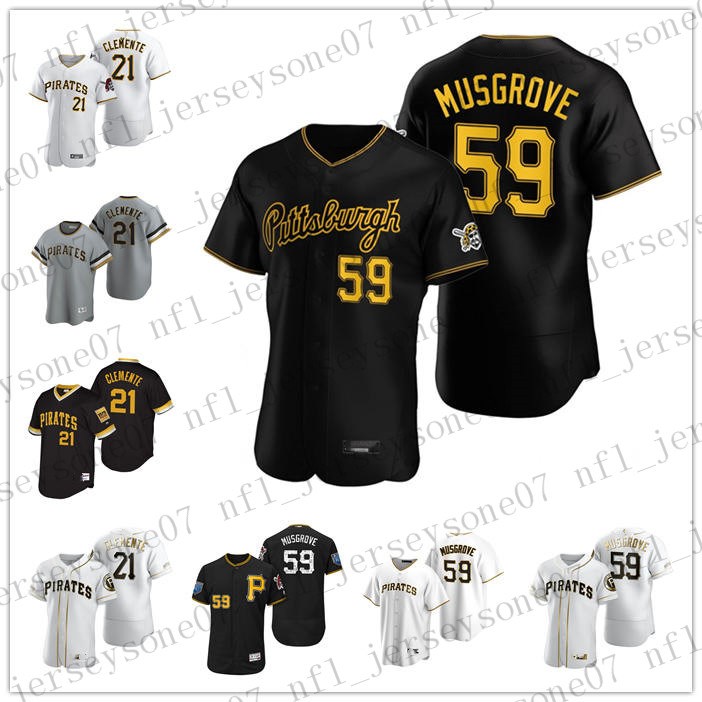 Custom Pittsburgh men women youth Pirates 21 Roberto Clemente 59 Joe Musgrove black grey Authentic 2020 Home Jersey
Custom Pittsburgh men women youth Pirates 21 Roberto Clemente 59 Joe Musgrove black grey Authentic 2020 Home Jersey