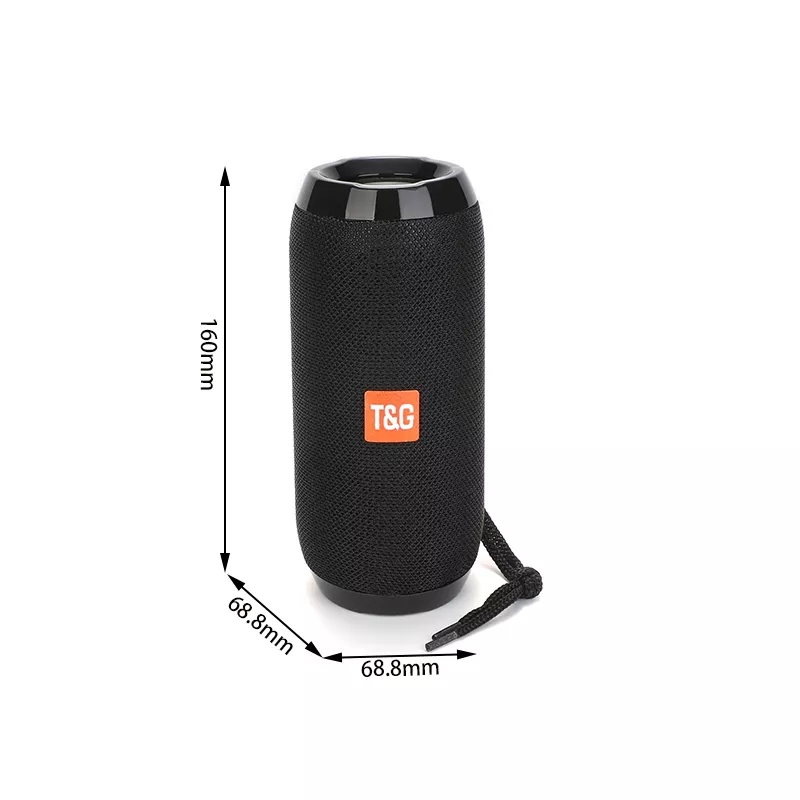 TG117 Portable Bluetooth Speaker Wireless Bass Column Waterproof Outdoor Music Vibro Speakers TF Card Subwoofer Loudspeaker