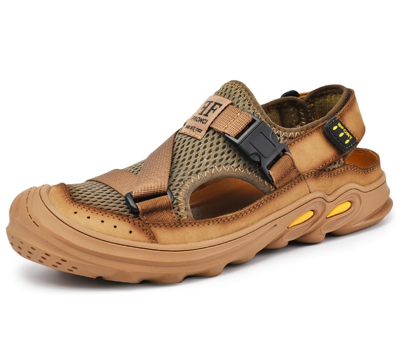 Summer designer Sandals Breathable Men Shoes Leather Mesh Outdoor Sneakers Mens Antiskid Beach Sandal Hollow Footwear, Black
Summer designer Sandals Breathable Men Shoes Leather Mesh Outdoor Sneakers Mens Antiskid Beach Sandal Hollow Footwear, Black