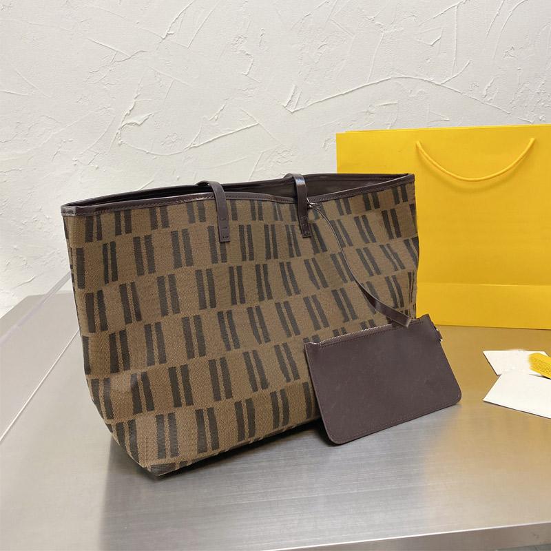 Fashion Handbags Purse Tote Shopping Bags Large Capacity Package Canvas F Letter Wallet Shoulder Bag Light Two Piece Set
Fashion Handbags Purse Tote Shopping Bags Large Capacity Package Canvas F Letter Wallet Shoulder Bag Light Two Piece Set