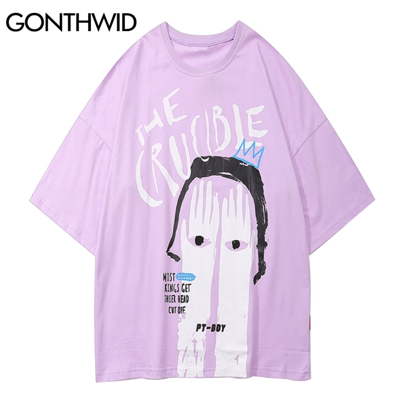T-Shirts Streetwear Hip Hop Men Summer Creative Hands Print Short Sleeve Tees Cotton Casual Harajuku Fashion Loose Tops 210602, Purple
T-Shirts Streetwear Hip Hop Men Summer Creative Hands Print Short Sleeve Tees Cotton Casual Harajuku Fashion Loose Tops 210602, Purple