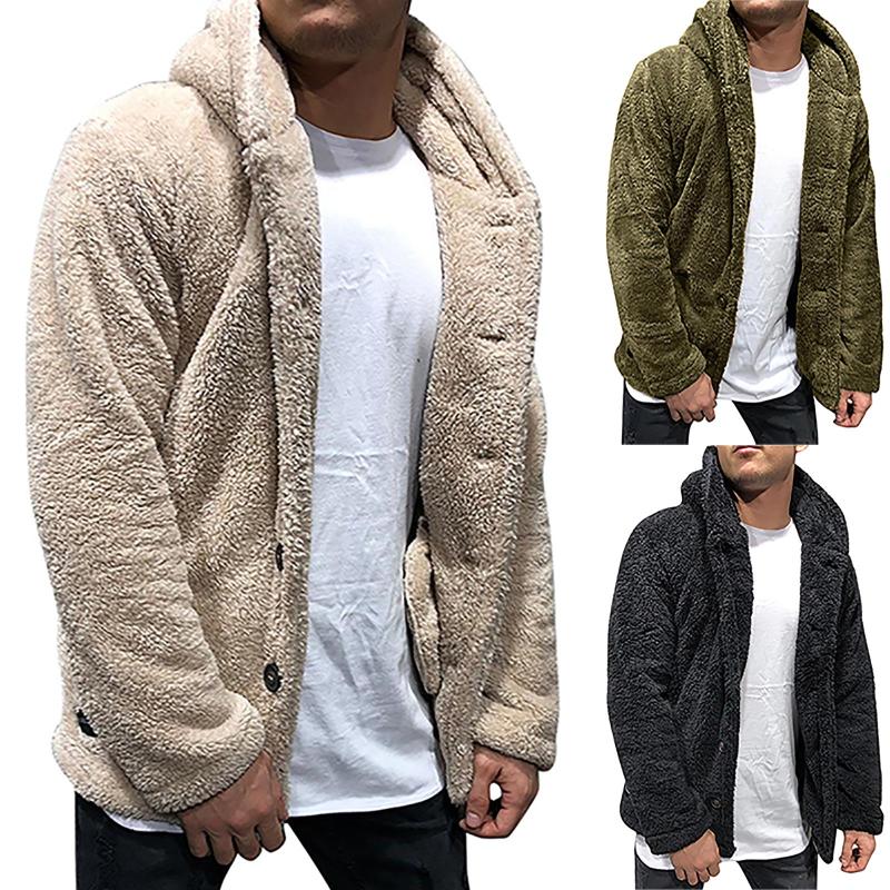 Men's Sweaters Sweater Warm Hooded Coat Jacket Autumn Winter Casual Loose Double Sided Plush, Black
Men's Sweaters Sweater Warm Hooded Coat Jacket Autumn Winter Casual Loose Double Sided Plush, Black