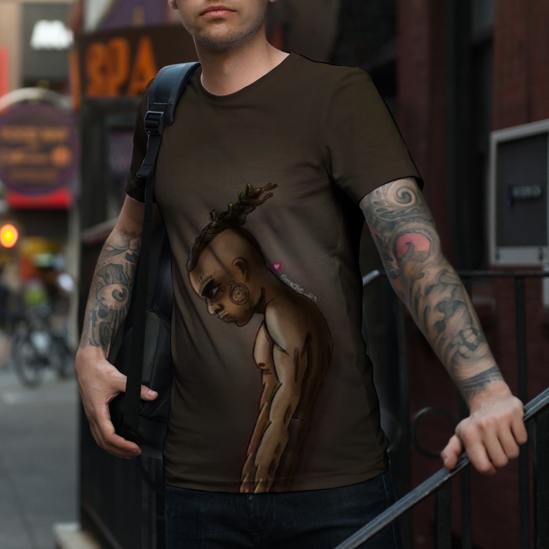 Original cool muscle side face rock oil painting 3D printing cute bear pattern T-shirt fashion and beautiful breathable daily party travel m, White;black
Original cool muscle side face rock oil painting 3D printing cute bear pattern T-shirt fashion and beautiful breathable daily party travel m, White;black