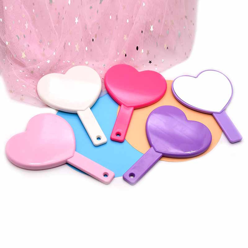 Lovely Red Heart-Shaped Handheld Mirror Cartoon Printed Small Portable Mirrors Vintage Travel Cosmetic Tool Handle Women Girls ZXFTL0074
Lovely Red Heart-Shaped Handheld Mirror Cartoon Printed Small Portable Mirrors Vintage Travel Cosmetic Tool Handle Women Girls ZXFTL0074
