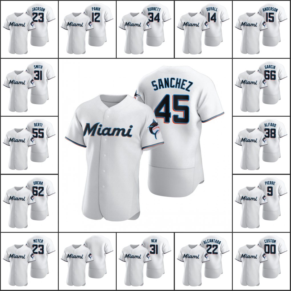 Baseball Jersey MiamiMarlins #9 Terry Pendleton 19 Mike Lowell 12 Joe Panik 62 Jose Urena 38 Jorge Alfaro Custom White Authentic Home, Nik
Baseball Jersey MiamiMarlins #9 Terry Pendleton 19 Mike Lowell 12 Joe Panik 62 Jose Urena 38 Jorge Alfaro Custom White Authentic Home, Nik