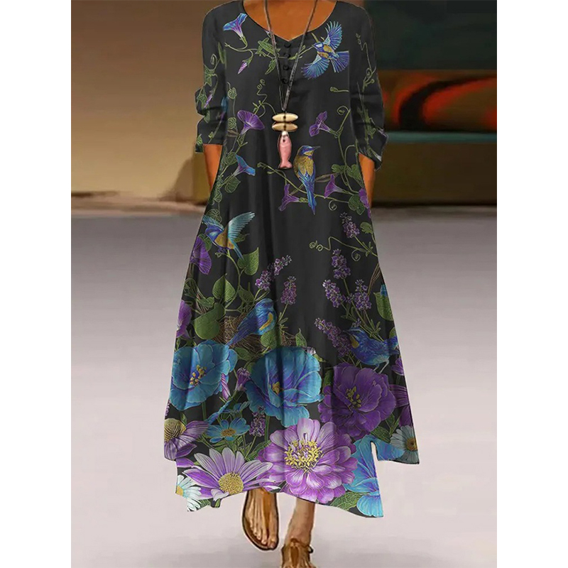 AliExpress Hot New Product Printed Long Sleeve Dress Ladies Irregular Hem Long Dress in Stock, Black;gray
AliExpress Hot New Product Printed Long Sleeve Dress Ladies Irregular Hem Long Dress in Stock, Black;gray