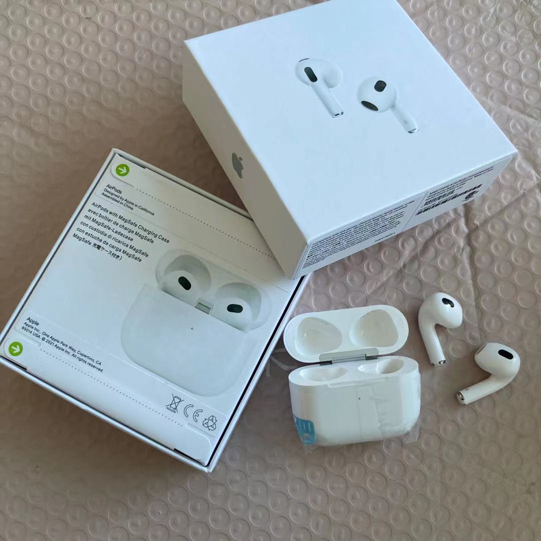 Airpods 3rd Generation New Air Pods Pro 3 Wireless Bluetooth Earphones AP3 AP2 H1 Chip Earphones Spatial Audio Magsafe Charging Case With ANC Metal Hinge Headphones, White
Airpods 3rd Generation New Air Pods Pro 3 Wireless Bluetooth Earphones AP3 AP2 H1 Chip Earphones Spatial Audio Magsafe Charging Case With ANC Metal Hinge Headphones, White