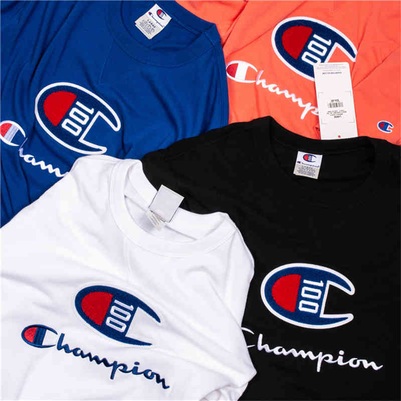 Anniversary Champion big C straw embroidery flocking 100th Limited ins fashion couple short sleeve T-shirt, White;black
Anniversary Champion big C straw embroidery flocking 100th Limited ins fashion couple short sleeve T-shirt, White;black