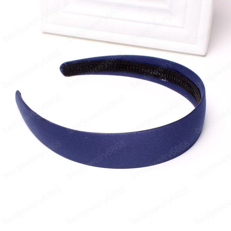 Women Hair Band Solid Color Headband Vintage Female Head Hoop Hai Bezel Hair Accessories Ladies Simplicity No Slip Headwear
