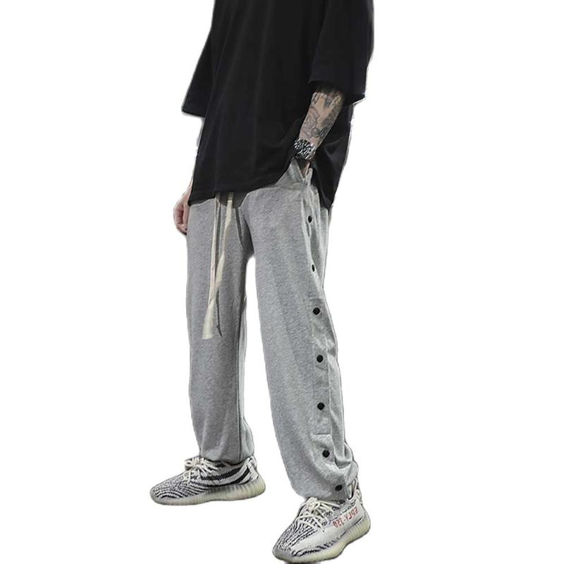 Men's Pants Fashion Men Casual Sportswear Joggers Side Buttons Sweat Loose Baggy Trousers Streetwear Hiphop Harem Clothing, Black
Men's Pants Fashion Men Casual Sportswear Joggers Side Buttons Sweat Loose Baggy Trousers Streetwear Hiphop Harem Clothing, Black