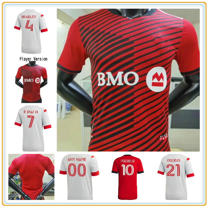 2021 Toronto FC Player Version Soccer Jersey 2022 #10 POZUELO BRADLEY Uniform Mens #20 AKINOLA OSORIO ALTIDORE Football Shirt, Black;yellow
2021 Toronto FC Player Version Soccer Jersey 2022 #10 POZUELO BRADLEY Uniform Mens #20 AKINOLA OSORIO ALTIDORE Football Shirt, Black;yellow