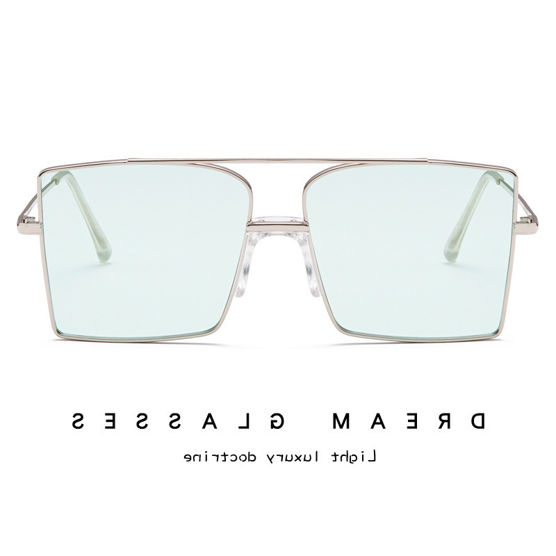 large frame metal square sunglasses men's fashion sunglasses personality ocean glasses women's fashion 7109, White;black
large frame metal square sunglasses men's fashion sunglasses personality ocean glasses women's fashion 7109, White;black