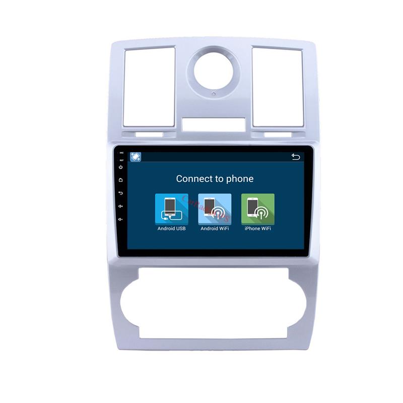 9 inch car dvd Player Android 10 Touchscreen Radio for Chrysler Aspen 300C 2004-2008 with USB WIFI support SWC 1080P