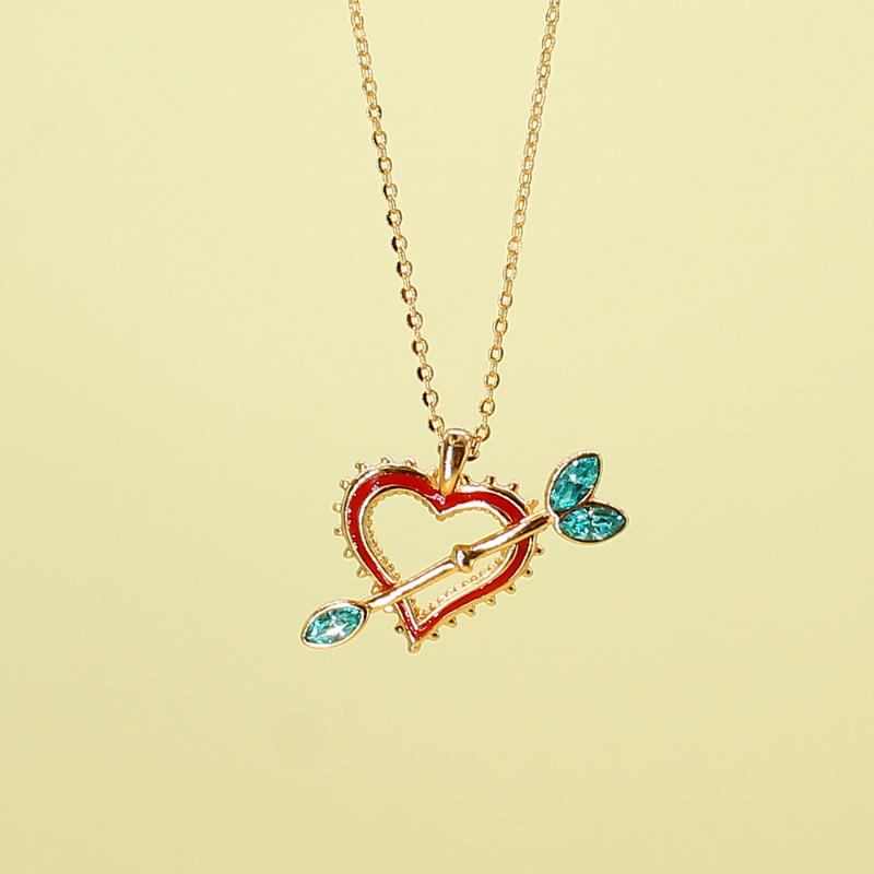 Pendant Necklaces Delicate Creative An Arrow Through The Heart Necklace Suitable For Women Fashion Birthday Party Christmas Jewelry Gifts
Pendant Necklaces Delicate Creative An Arrow Through The Heart Necklace Suitable For Women Fashion Birthday Party Christmas Jewelry Gifts