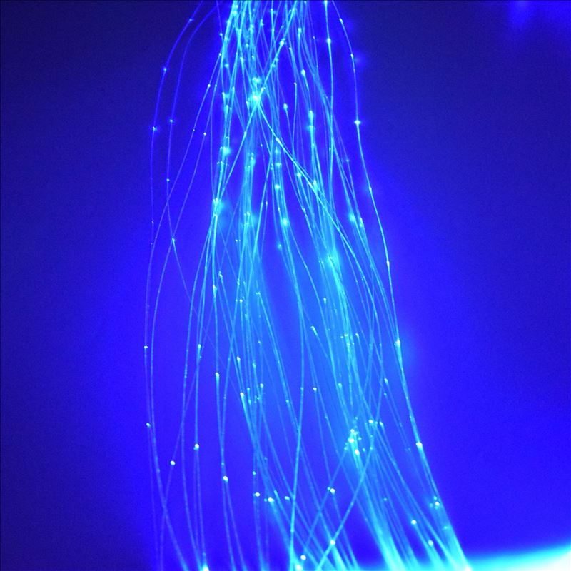 High brightness lighting cable 30M 100M Meter smallest diameter 0.25mm 2mm 2.5mm 3mm end glow PMMA optic fiber cables for star ceiling decorative ligh