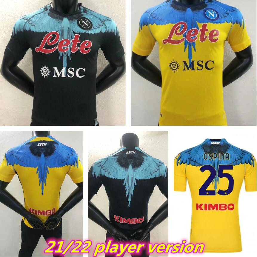 Player version2021 22 Napoli Soccer Jerseys Home Away fourth Naples Football Shirt goalkeeper 20 21 MERET MANOLAS INSIGNE LOZANO CALLEJÓN MI, Black;yellow
Player version2021 22 Napoli Soccer Jerseys Home Away fourth Naples Football Shirt goalkeeper 20 21 MERET MANOLAS INSIGNE LOZANO CALLEJÓN MI, Black;yellow