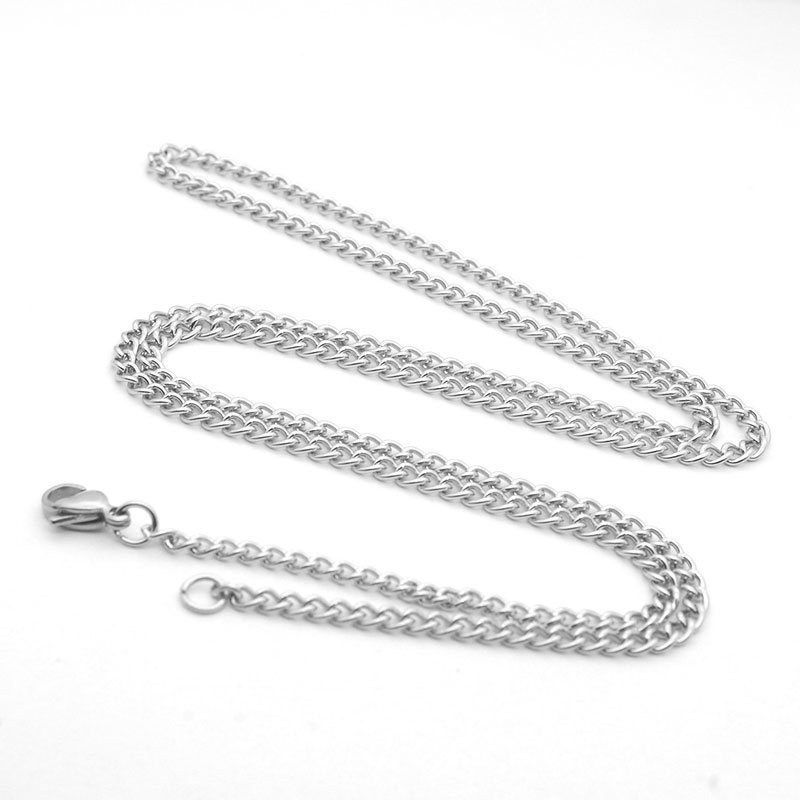2.2mm 3mm 3.5mm Silver Plated Stainless Steel Link Chains Women Men Chokers For Hip Hop Pendant Necklaces Jewelry
2.2mm 3mm 3.5mm Silver Plated Stainless Steel Link Chains Women Men Chokers For Hip Hop Pendant Necklaces Jewelry