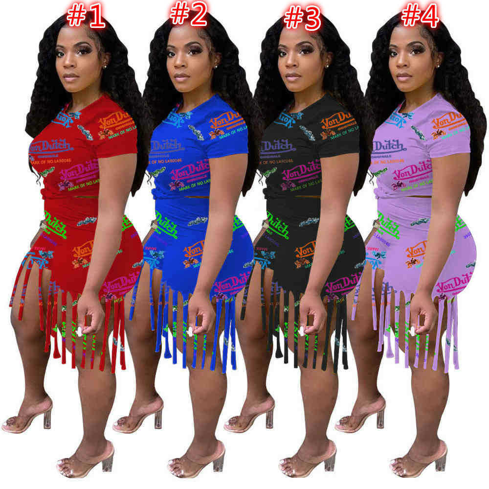 Summer Women Tracksuits Two Piece Pants Set Fashion Lovely Sportswear Womens Casual Printing Letter Tassel T-shirt Shorts Suit Clothing, A1-a4 mix or give a list
Summer Women Tracksuits Two Piece Pants Set Fashion Lovely Sportswear Womens Casual Printing Letter Tassel T-shirt Shorts Suit Clothing, A1-a4 mix or give a list