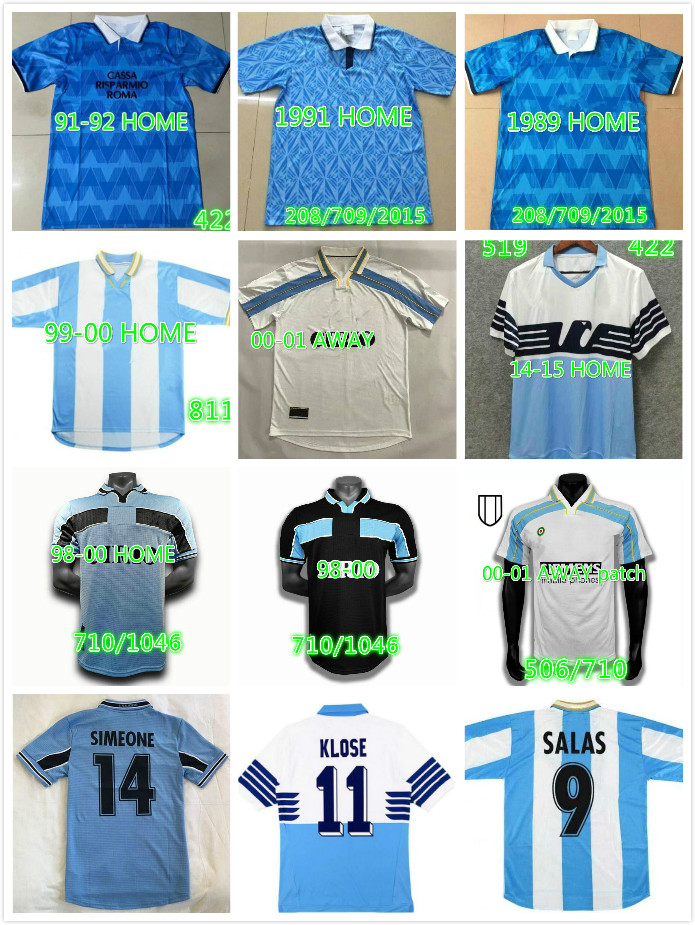 Retro LAZIO soccer jerseys NEDVED SIMEONE SALAS GASCOIGNE football shirt VERON CRESPO NESTA 89 90 91 92 93 98 99 00 100TH, Brown
Retro LAZIO soccer jerseys NEDVED SIMEONE SALAS GASCOIGNE football shirt VERON CRESPO NESTA 89 90 91 92 93 98 99 00 100TH, Brown