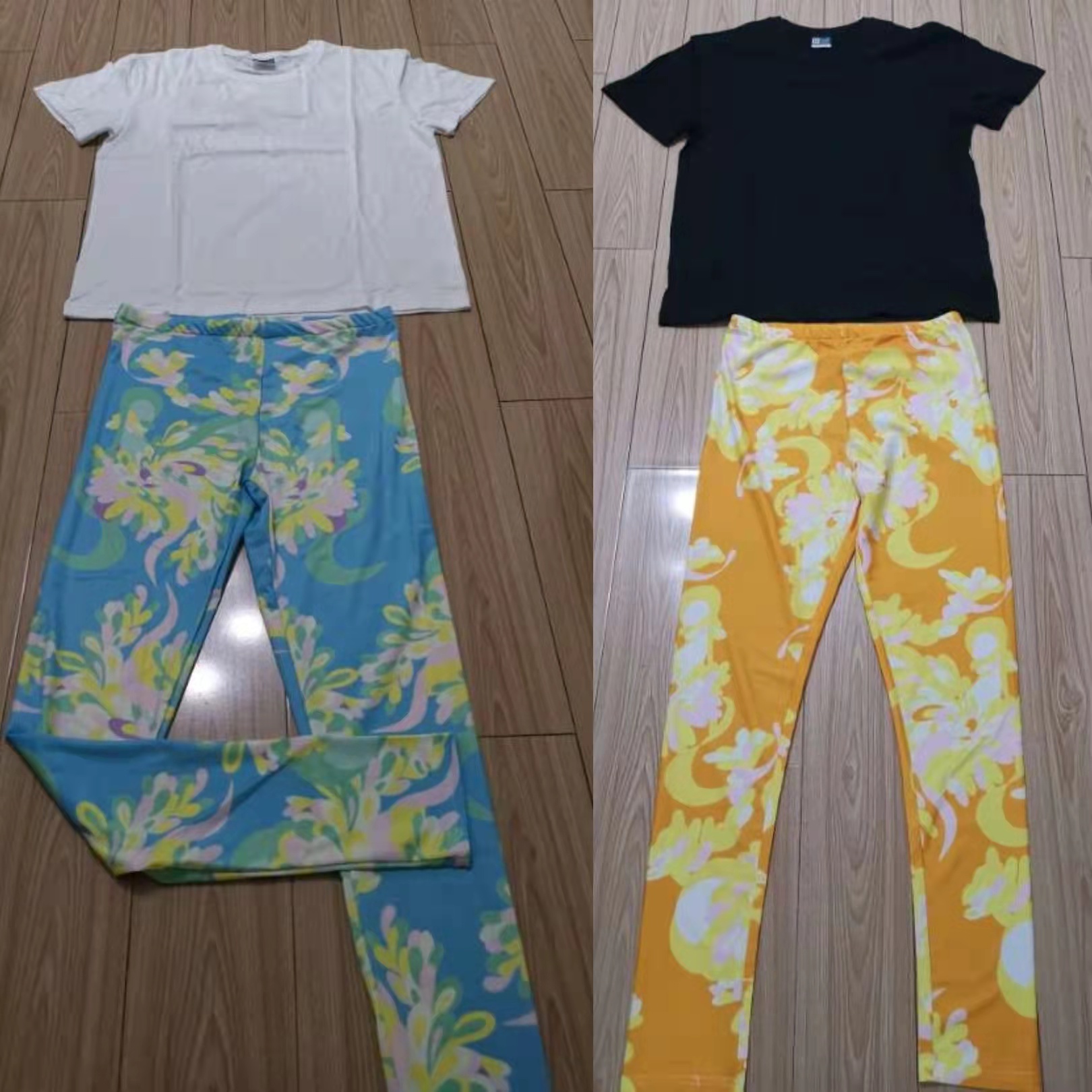 Europe and America latest Women&#039;s Two Piece Pants T-shirt + elastic bottoming trousers от DHgate WW