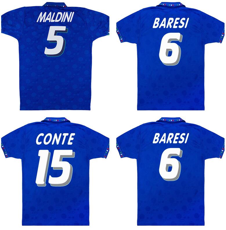 1994 Retro version Italy Soccer Jersey 94 Home MALDINI BARESI Roberto Baggio ZOLA CONTE Soccer Shirt Away national team football uniforms, Black;yellow
1994 Retro version Italy Soccer Jersey 94 Home MALDINI BARESI Roberto Baggio ZOLA CONTE Soccer Shirt Away national team football uniforms, Black;yellow